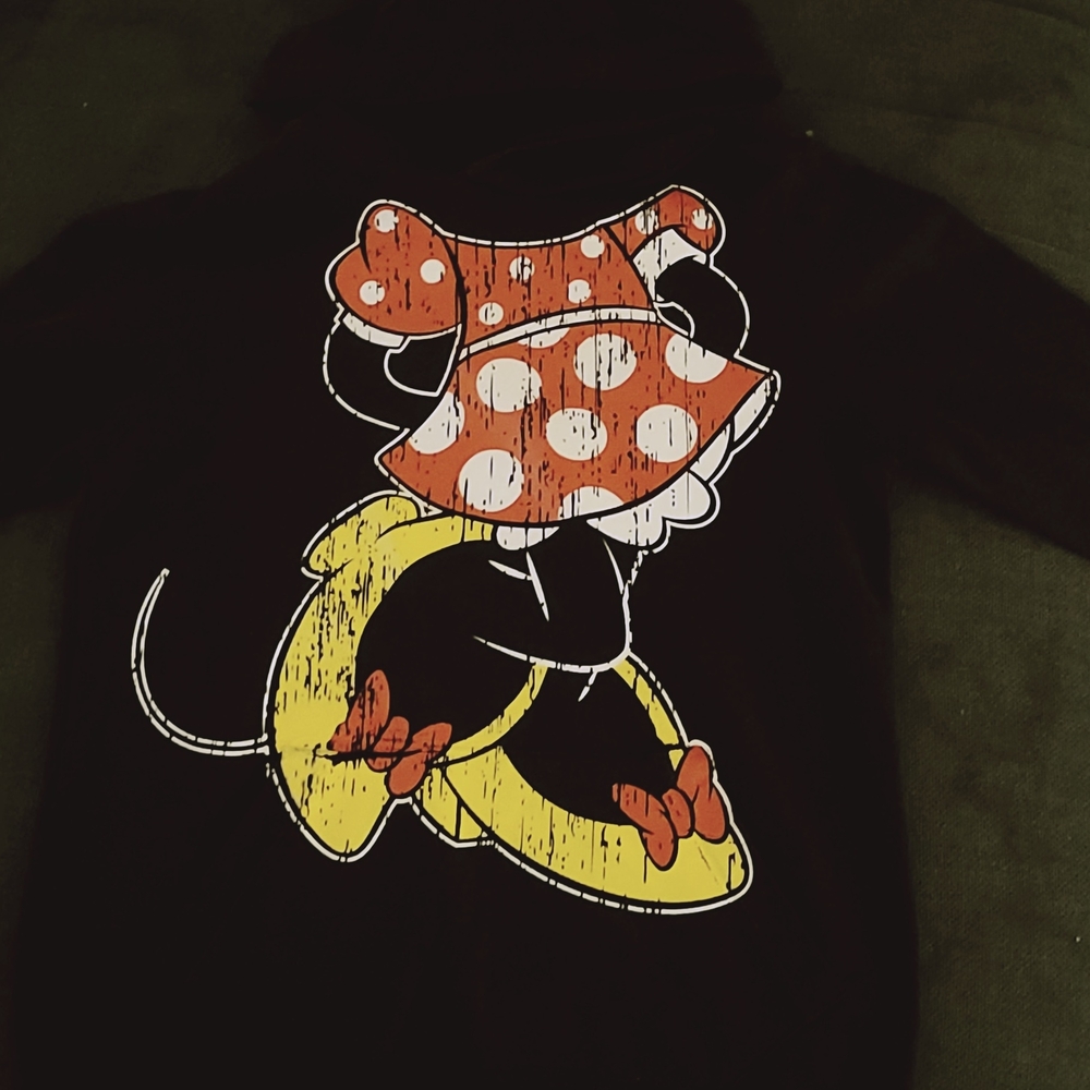Disney Black and White Logo Hoodie